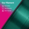Kingroon PLA Silk Çift Renk Yeşil Kırmızı 1.75mm 1kg