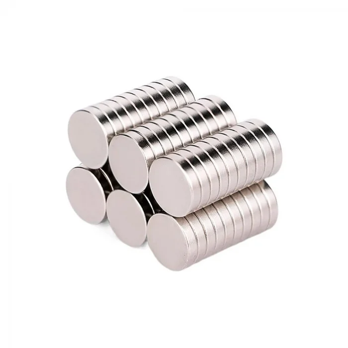 Ø12x2mm Neodyum Mıknatıs-5 Adet