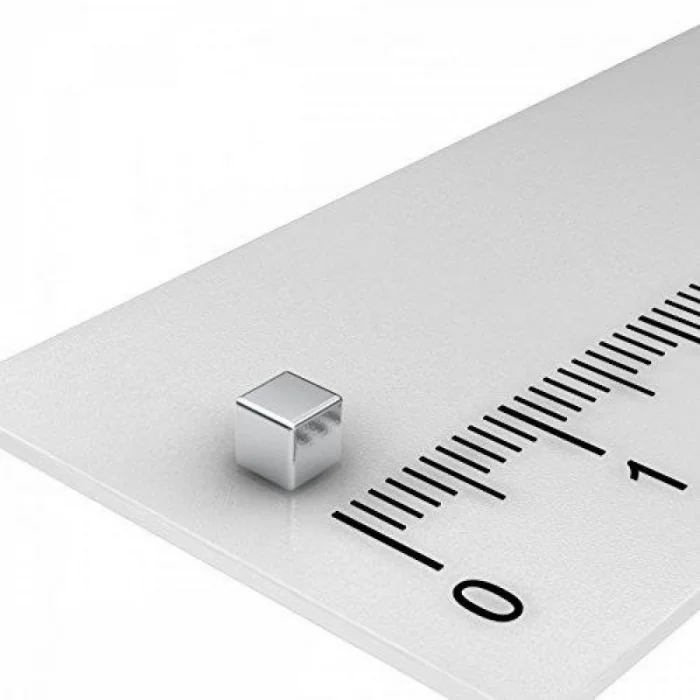 3x3x3 mm Neodyum Küp Mıknatıs-10 Adet