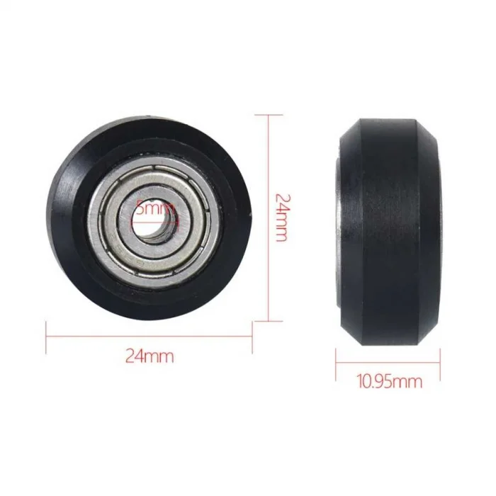 625ZZ Rulmanlı V Slot Tekeri Ender 3/Pro/V2 Uyumlu