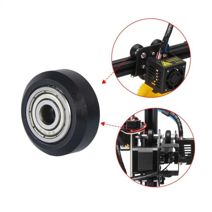 625ZZ Rulmanlı V Slot Tekeri Ender 3/Pro/V2 Uyumlu