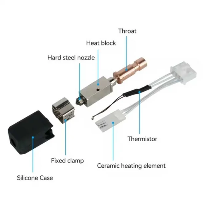 Anycubic Kobra S1 Geliştirilmiş Hotend Seti 0.4mm
