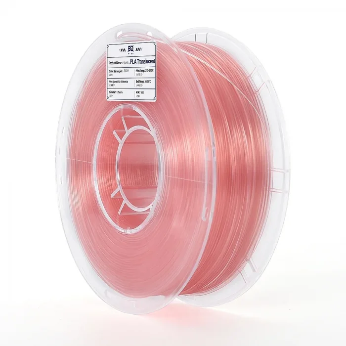 BIQU PLA Translucent Sakura Pink 1Kg Filament