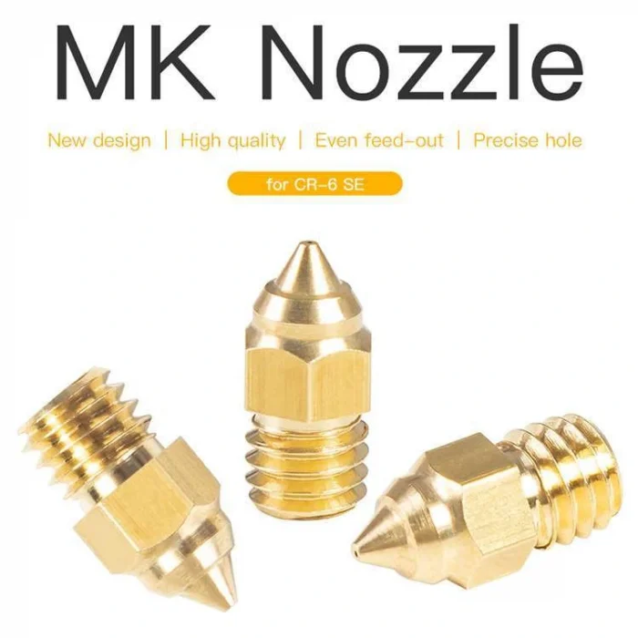 Creality CR-6 Se / Ender 3 S1-Pro 0.4mm nozzle ( 5 adet )