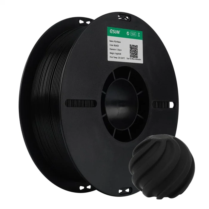 eSUN PLA Basic Siyah Filament