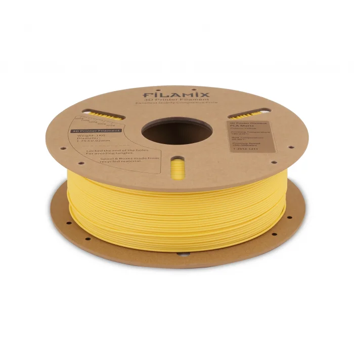 Filamix PLA+ Matte Sarı 1.75mm 1kg