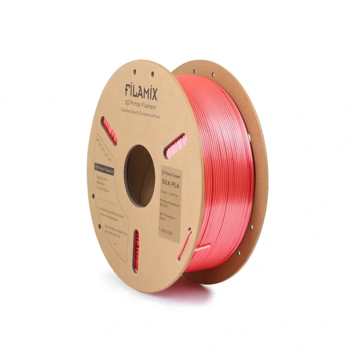 Filamix Silk PLA Coral Pink Filament