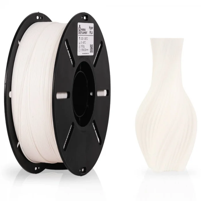 Marka Filament Hyper PLA - Beyaz - 1.75mm 1 Kg