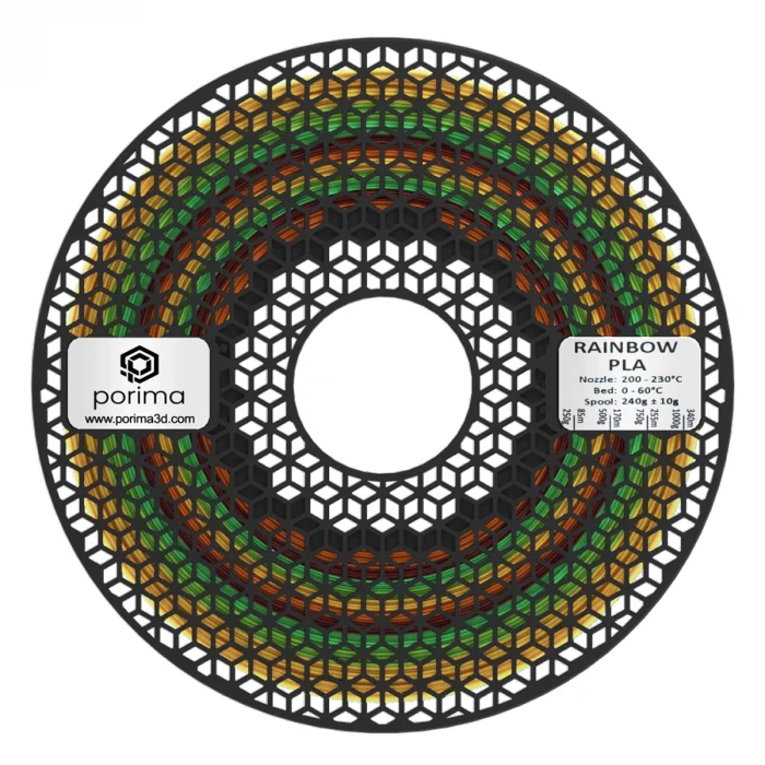 Porima Rainbow PLA Filament