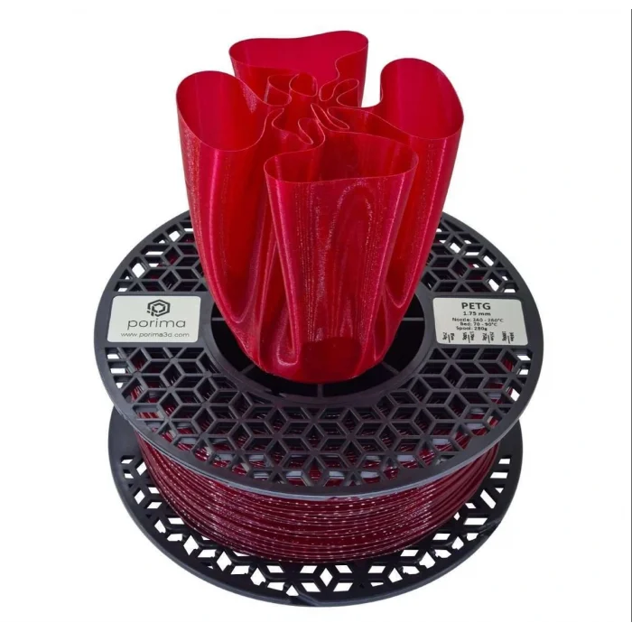 Porima Transparan PETG 1.75mm 1kg Kırmızı