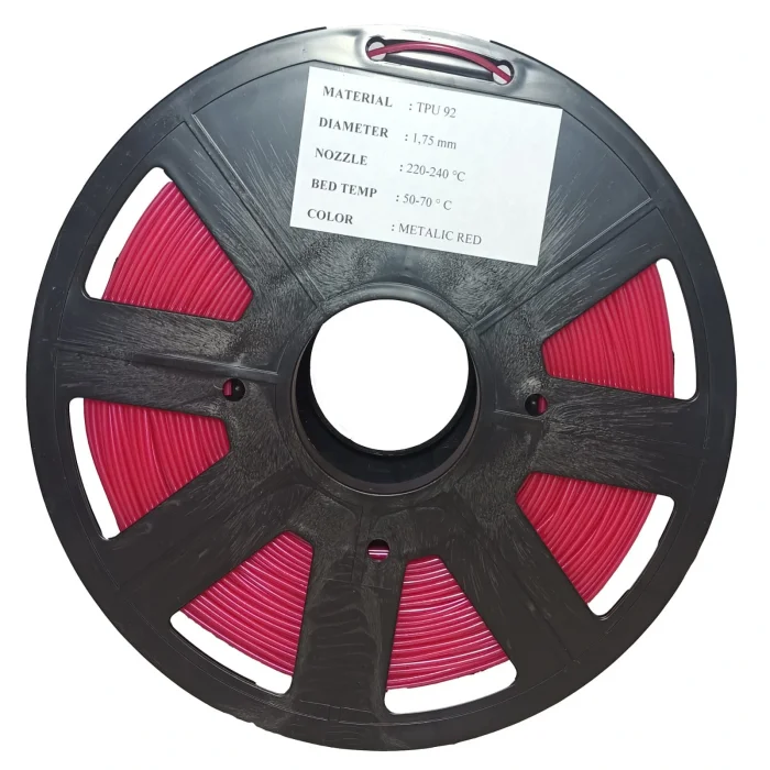 SAVA TPU FLEX Metalik Kırmızı Esnek Filament