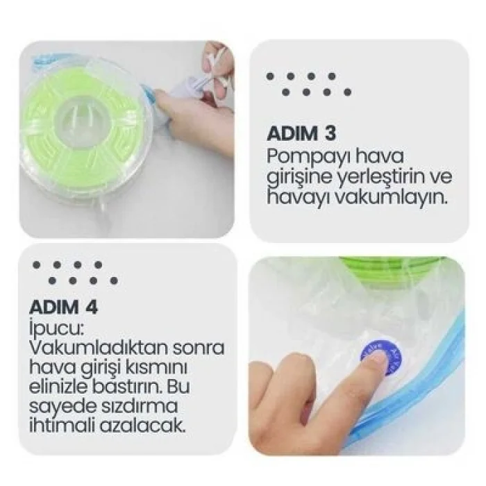 Vakumlu Filament Saklama Poşeti - 5 Poşet