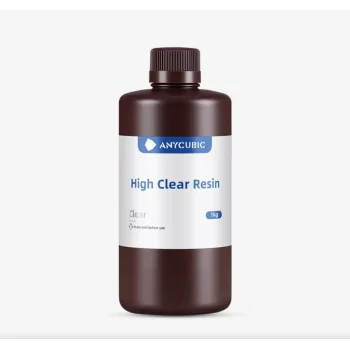 Anycubic High Clear Resin (1 kg) - Anycubic Ultra Şeffaf Reçine