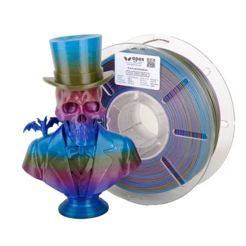 Apex3D Tech Gökkuşağı PLA+ Filament - Kozmik Nebula, 1kg, 1.75mm
