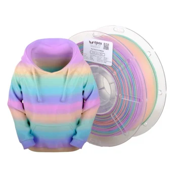 Apex3D Tech Gökkuşağı PLA+ Filament - Tatlı Krizi, 1kg, 1.75mm