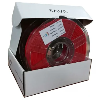 SAVA KIRMIZI EXTRA FLEX TPU 75A ESNEK FİLAMENT 800gr
