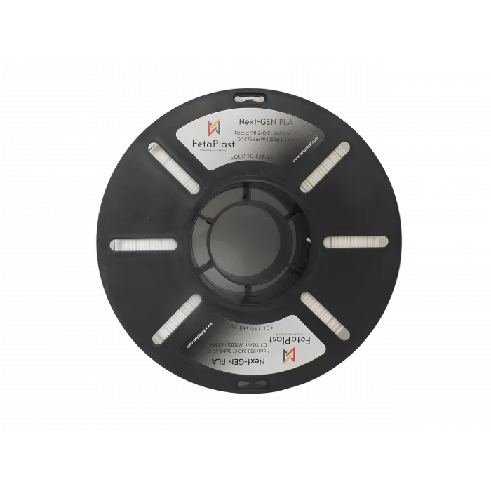FetaPlast Next-Gen Solito PLA Filament - Beyaz