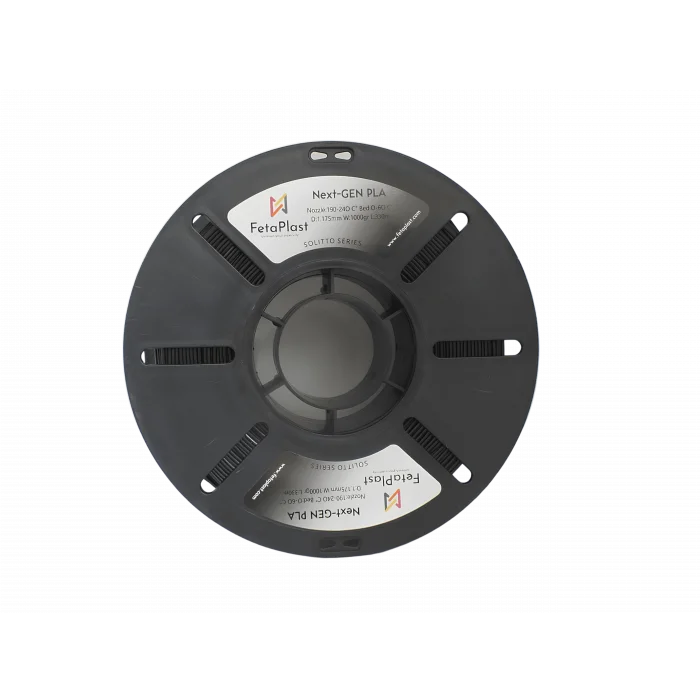 FetaPlast Next-Gen Solito PLA Filament - Siyah