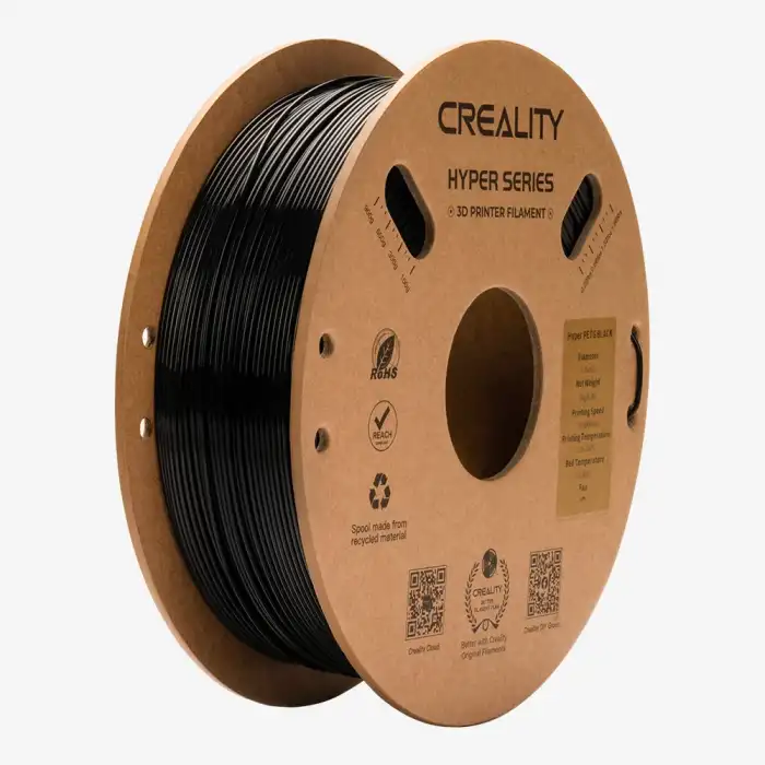 Creality Hyper PETG Siyah Filament 1.75mm 1Kg