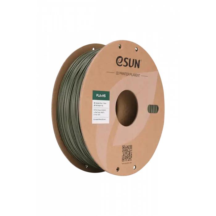 eSUN 1.75 mm PLA+HS Zeytin Yeşili Filament 1KG