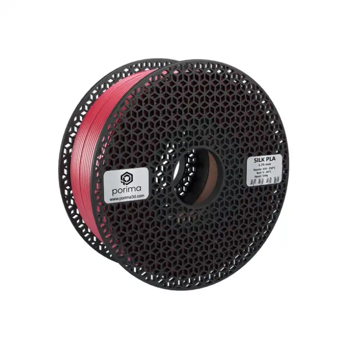 Porima Kırmızı Silk PLA Filament 1.75mm 1kg