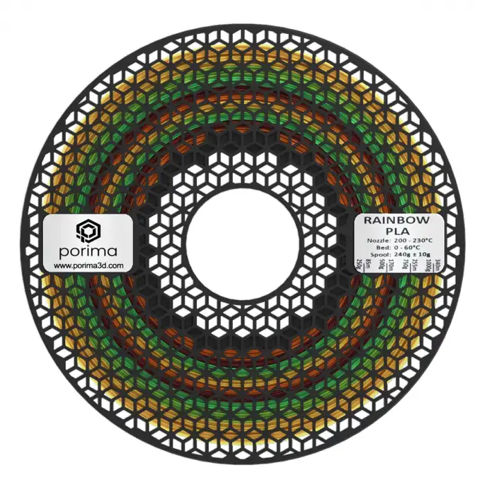 Porima Rainbow PLA Filament