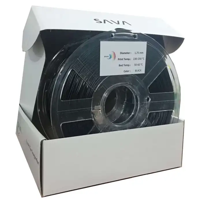SAVA TPU Extra Flex 75A Esnek Filament Siyah