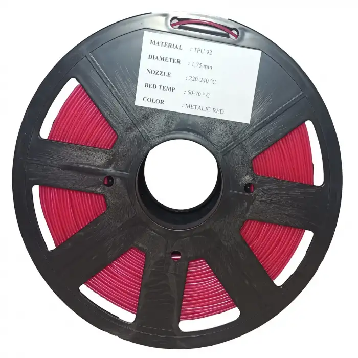 SAVA TPU FLEX Metalik Kırmızı Esnek Filament