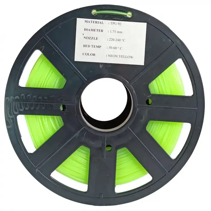 SAVA TPU FLEX Shore 92A Neon Sarı Esnek Filament 800 gr