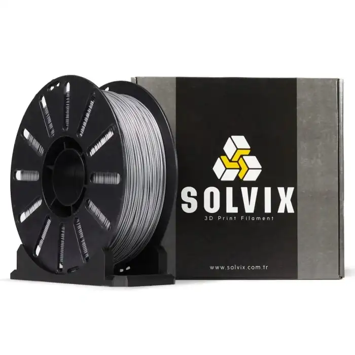 Solvix PLA/PHA Premium Gümüş Filament 1kg