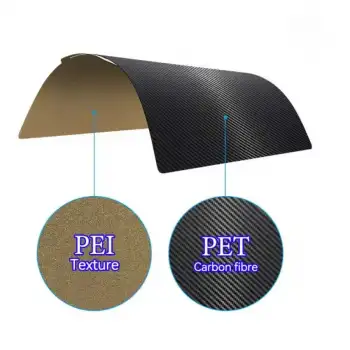 Bambu Lab A1-X1-P1S PEI+PET Kaplı Yay Çeliği Manyetik Tabla - 256x256mm - Çift Yüzlü