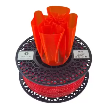 Porima PETG Transparan Filament Neon Turuncu 1kg