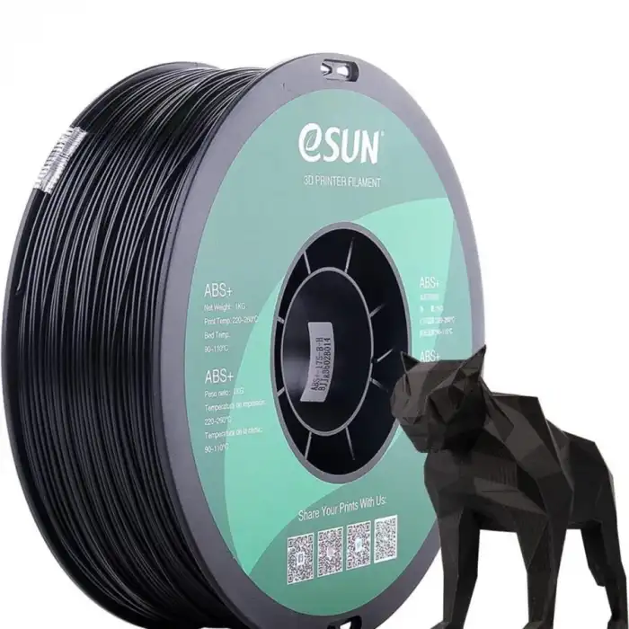 eSUN 1.75 mm ABS+ Siyah Filament 1 KG