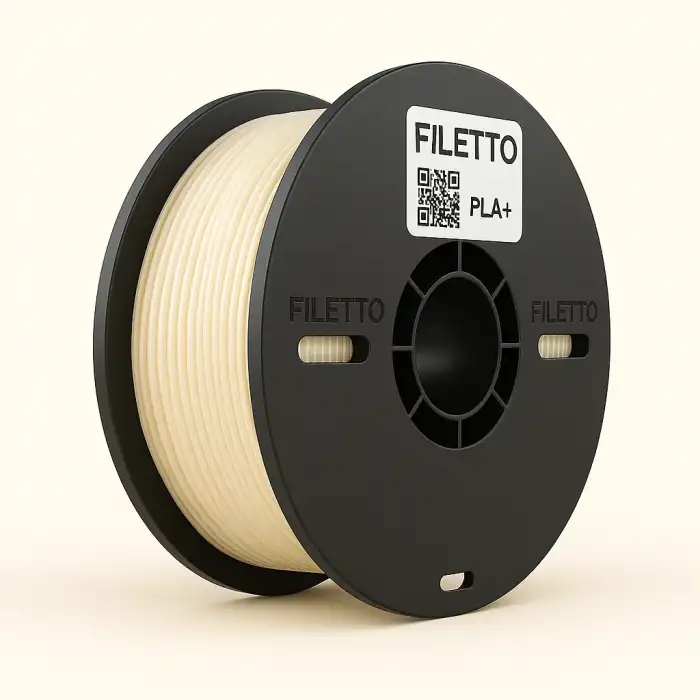 Filetto PLA+İnci Beyazı Filament 1.75mm 1 KG