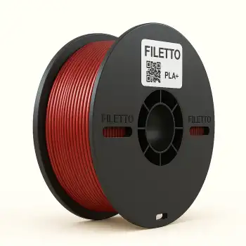 Filetto PLA+Ateş Kırmızısı Filament 1.75mm 1 KG