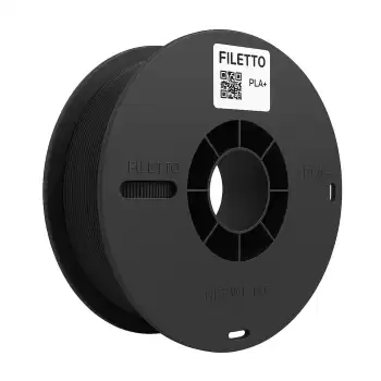 Filetto PLA+Siyah Filament 1.75mm 1 KG