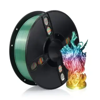 Kingroon PLA Silk Makaron Gökkuşağı Rainbow Filament 1.75mm 1kg