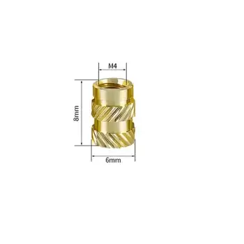 M4x8mm Pirinç İnsert Somun 3D Baskı Uyumlu