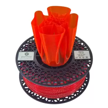 Porima PETG Transparan Filament Neon Turuncu 1kg