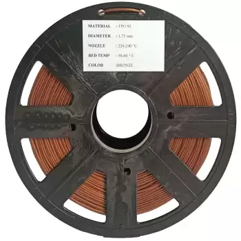 SAVA TPU FLEX (Shore 92A) BRONZ Esnek Filament 1.75mm 800 gr