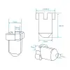Creality QS serisi Uyumlu Isıtıcı Blok Silikon Kılıf - K1C, K1 MAX, Ender 3 V3