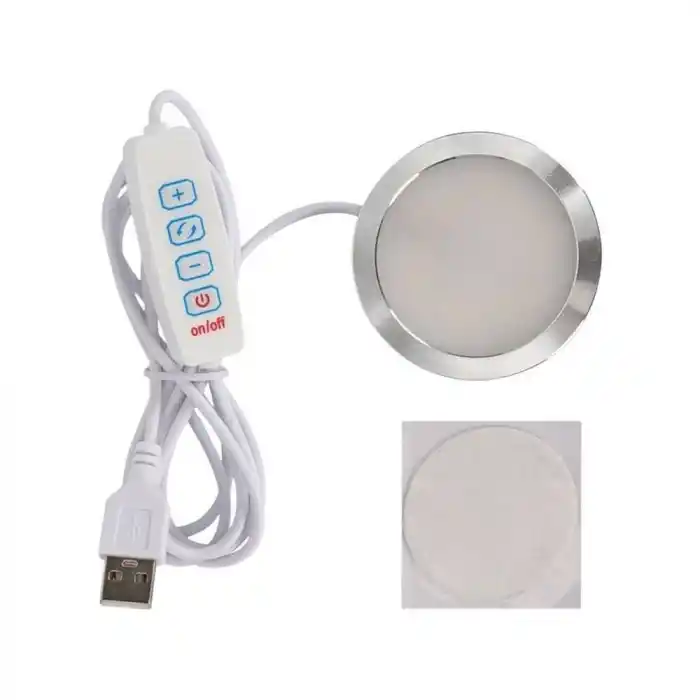 Bambu Lab Uyumlu 3D Baskı Modeli 5V USB LED Lamba Kiti - Parlaklık Ayarlanabilir