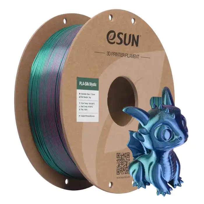 eSUN ePLA-Silk Mystic Filament 1.75 mm - Kırmızı Yeşil Mavi