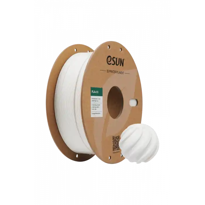 eSUN 1.75 mm PLA+HS Filament Süt Beyaz