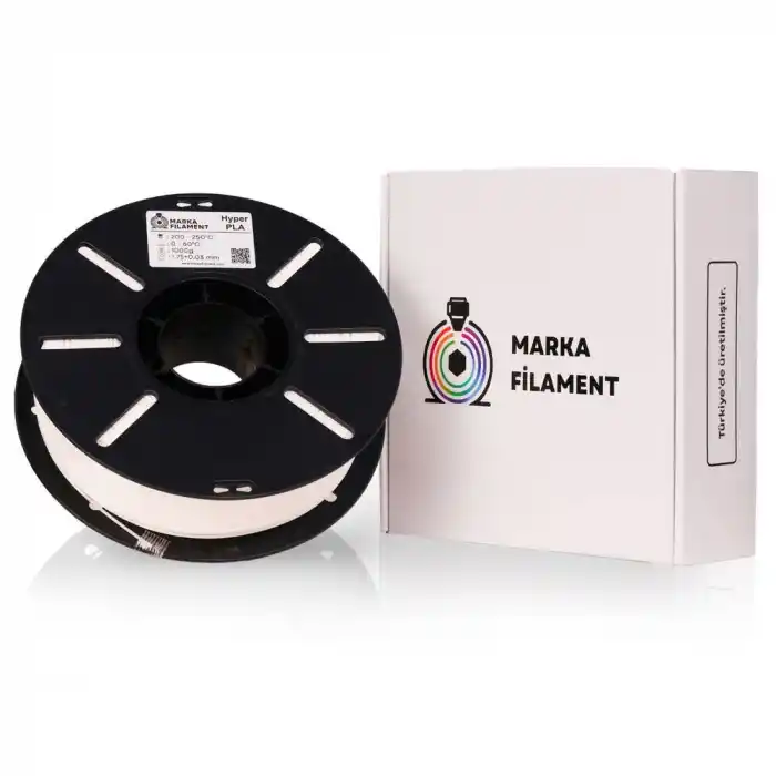 Marka Filament Hyper PLA - İnci Beyazı- 1.75mm 1 Kg