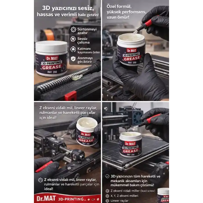 Dr.MAT 3D YAZICI GRES YAĞI 100 Gr