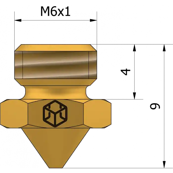 CSA Creality CR-X/Pro Uyumlu Nozzle