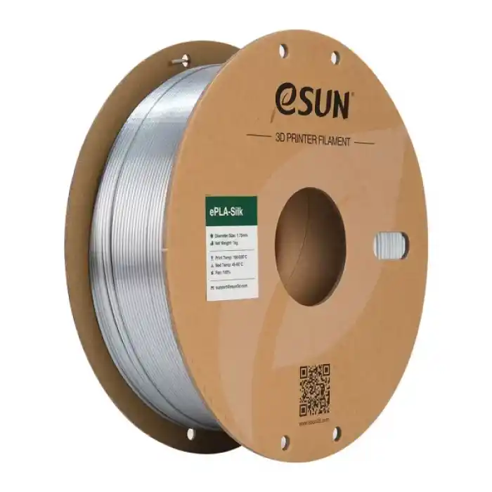 eSUN 1,75 mm eSilk-PLA Gümüş Filament