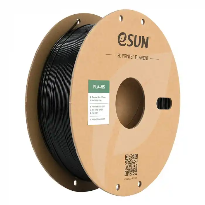 eSUN 1.75 mm PLA+HS Siyah Filament 1KG