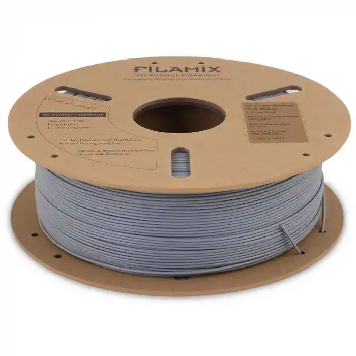 Filamix PLA+ Matte Gri 1.75mm 1 Kg